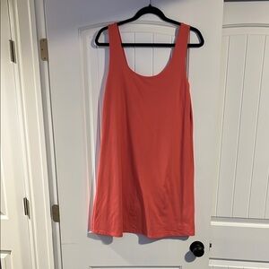 Creative Recreation Pink and Orange Sleeveless Relaxed Dress